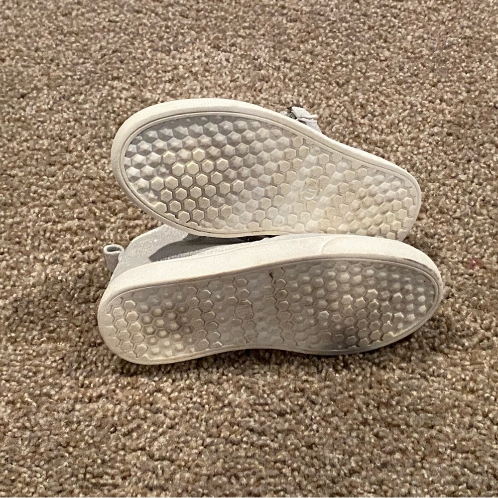 Silver Zip- Up Booties - Picture 3 of 3